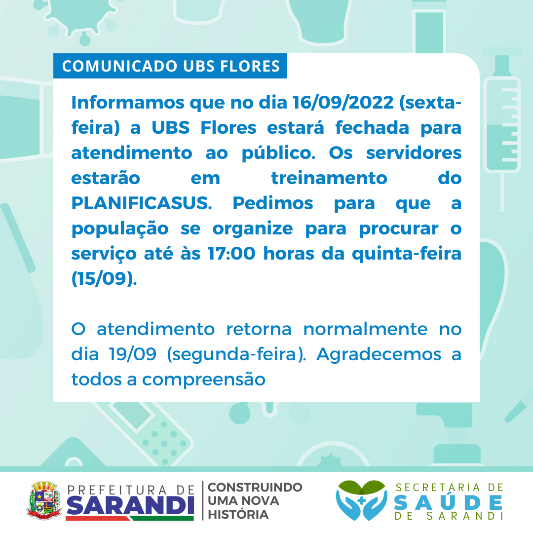 Comunicado UBS Flores ?